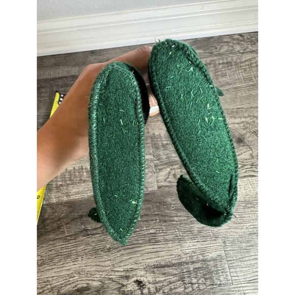 Vintage 2004 Annalee Green Elf W/Striped Pants 14” Set Of 2 Kitschy Christmas - Picture 14 of 16